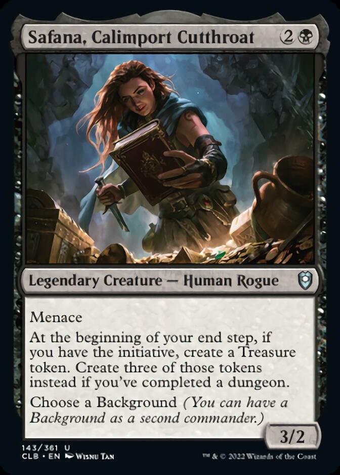 Safana, Calimport Cutthroat [Commander Legends: Battle for Baldur's Gate] | Game Master's Emporium (The New GME)