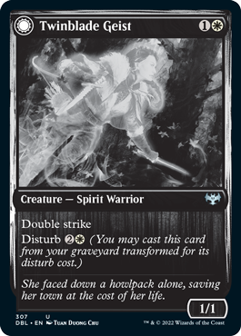 Twinblade Geist // Twinblade Invocation [Innistrad: Double Feature] | Game Master's Emporium (The New GME)