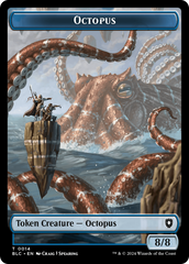 Octopus // Rabbit Double-Sided Token [Bloomburrow Commander Tokens] | Game Master's Emporium (The New GME)