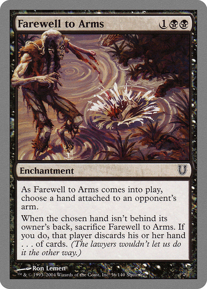Farewell to Arms [Unhinged] | Game Master's Emporium (The New GME)