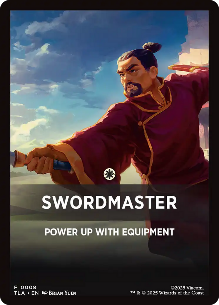 Swordmaster Theme Card [Avatar: The Last Airbender Tokens] | Game Master's Emporium (The New GME)