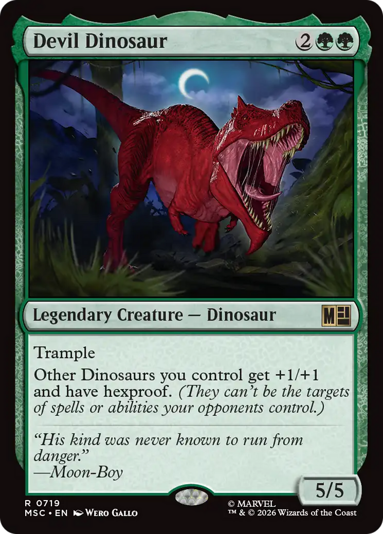 Devil Dinosaur [Marvel Super Heroes Commander] | Game Master's Emporium (The New GME)