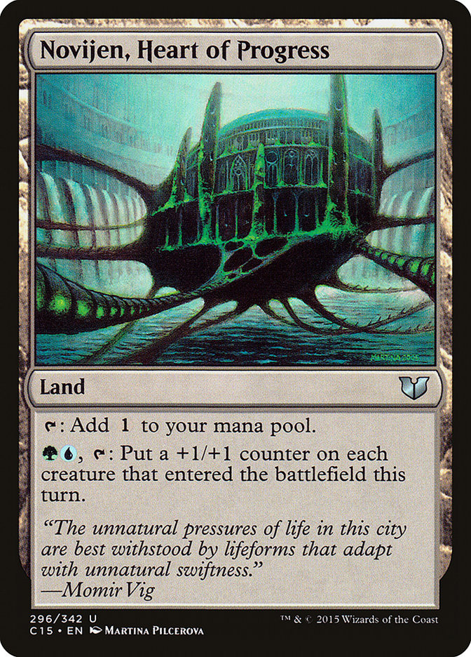 Novijen, Heart of Progress [Commander 2015] | Game Master's Emporium (The New GME)