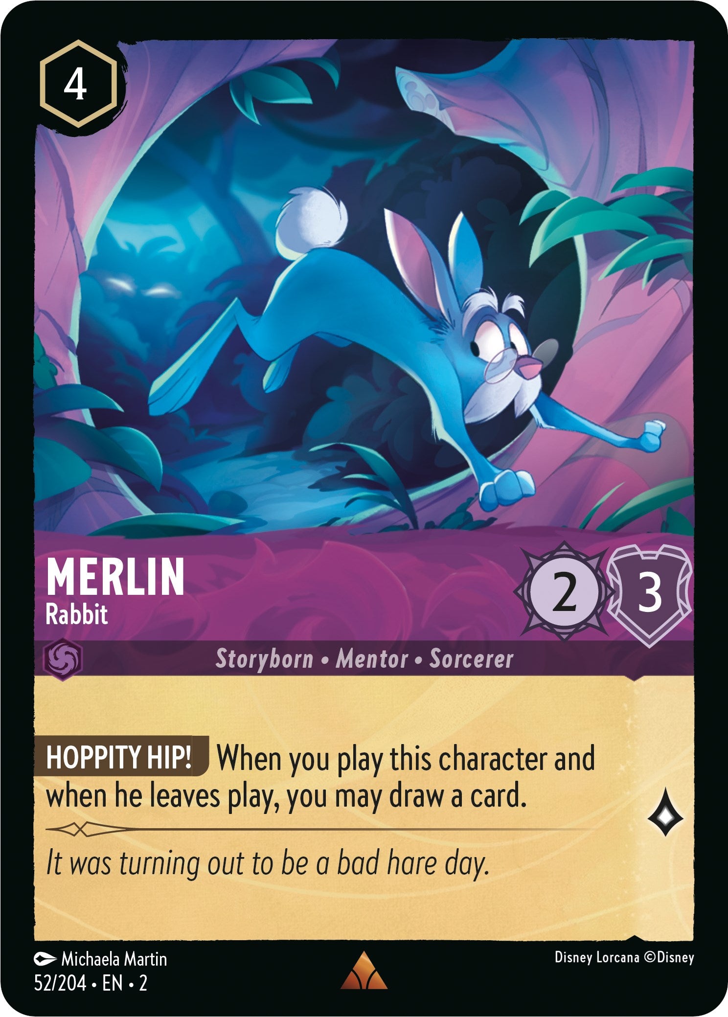 Merlin - Rabbit (52/204) [Rise of the Floodborn] | Game Master's Emporium (The New GME)
