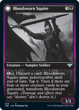 Bloodsworn Squire // Bloodsworn Knight [Innistrad: Double Feature] | Game Master's Emporium (The New GME)