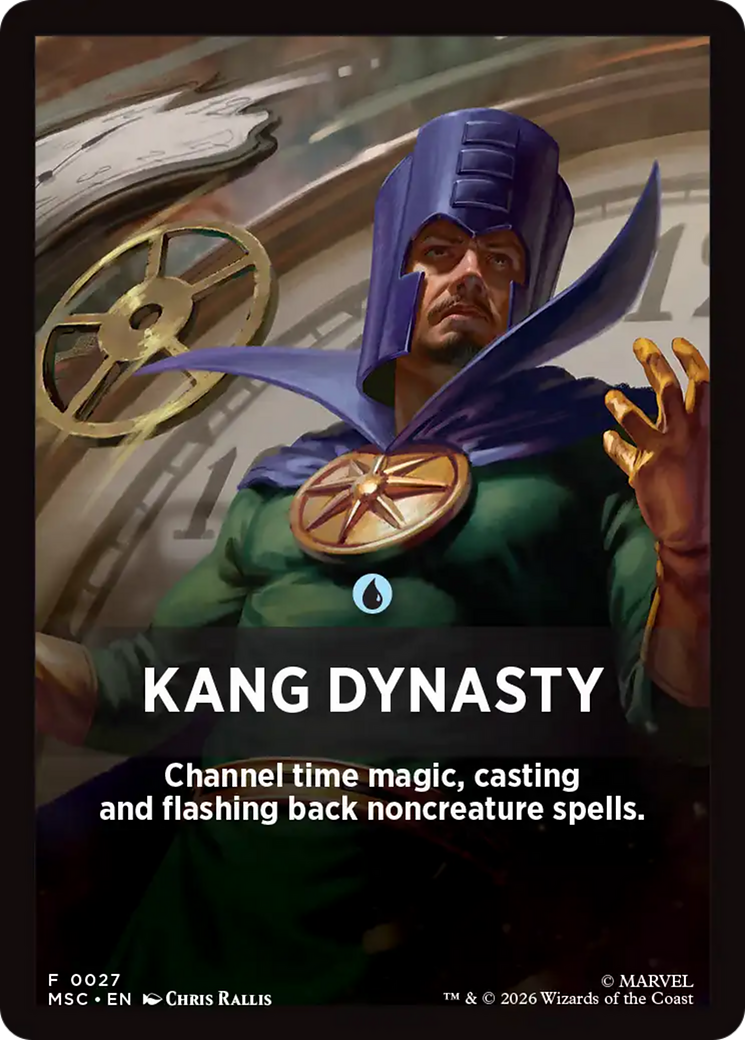 Kang Dynasty Theme Card [Marvel Super Heroes Commander] | Game Master's Emporium (The New GME)