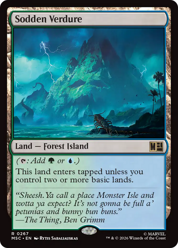 Sodden Verdure [Marvel Super Heroes Commander] | Game Master's Emporium (The New GME)