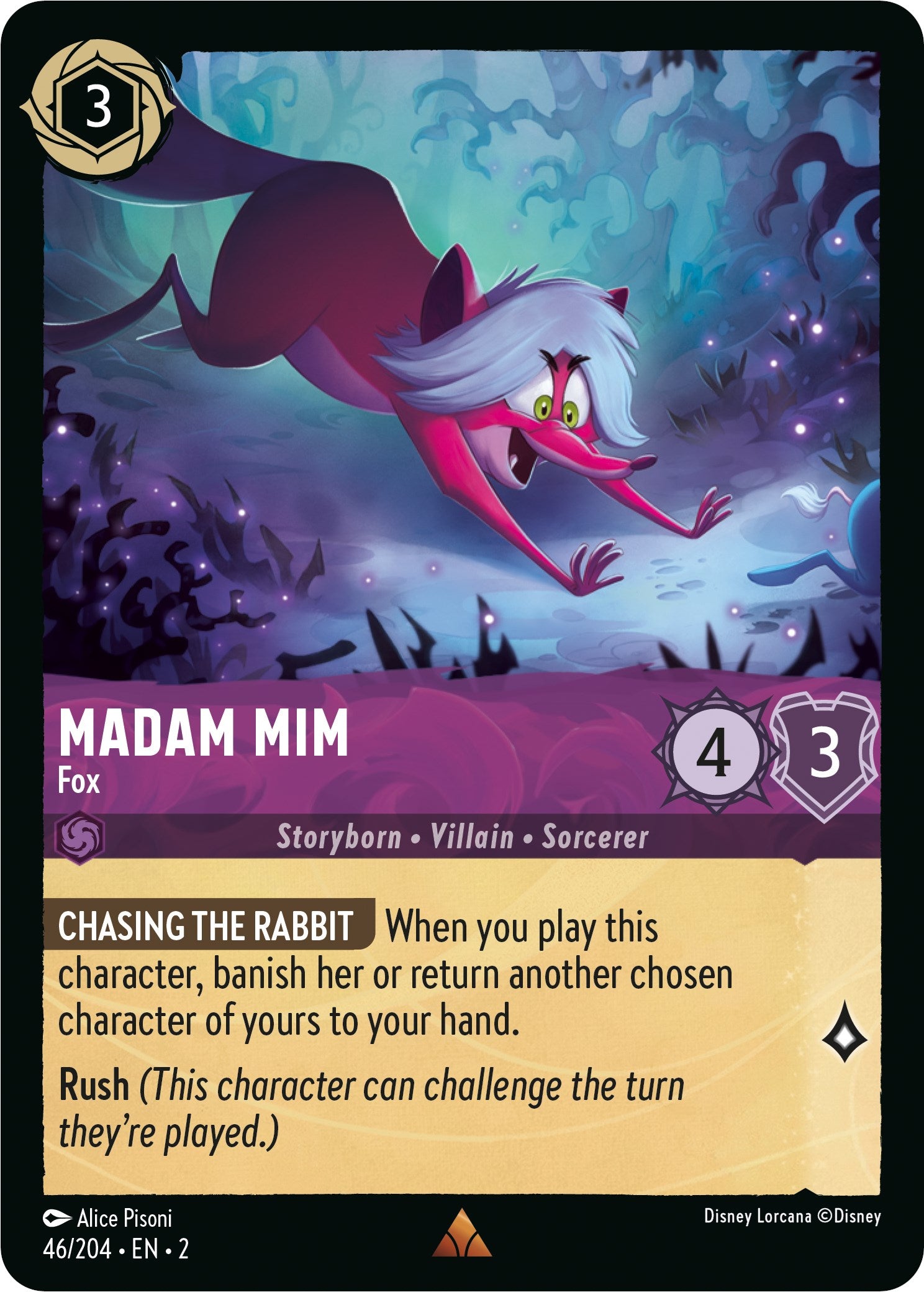 Madam Mim - Fox (46/204) [Rise of the Floodborn] | Game Master's Emporium (The New GME)