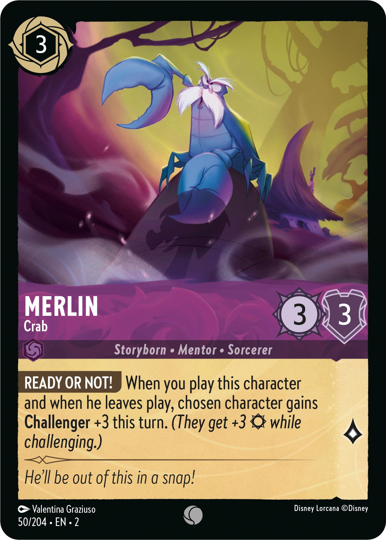 Merlin - Crab (50/204) [Rise of the Floodborn] | Game Master's Emporium (The New GME)
