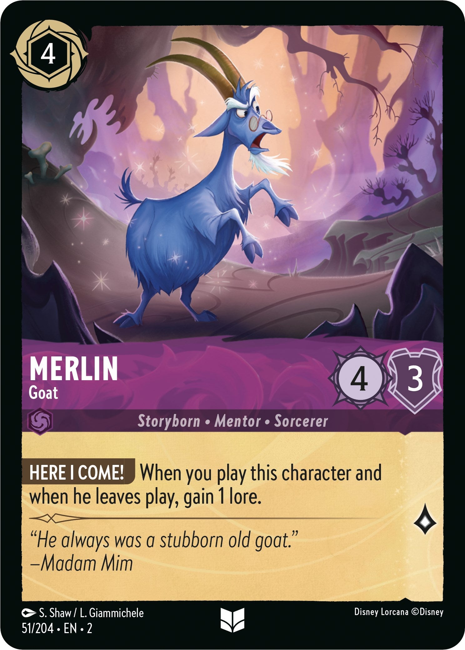 Merlin - Goat (51/204) [Rise of the Floodborn] | Game Master's Emporium (The New GME)