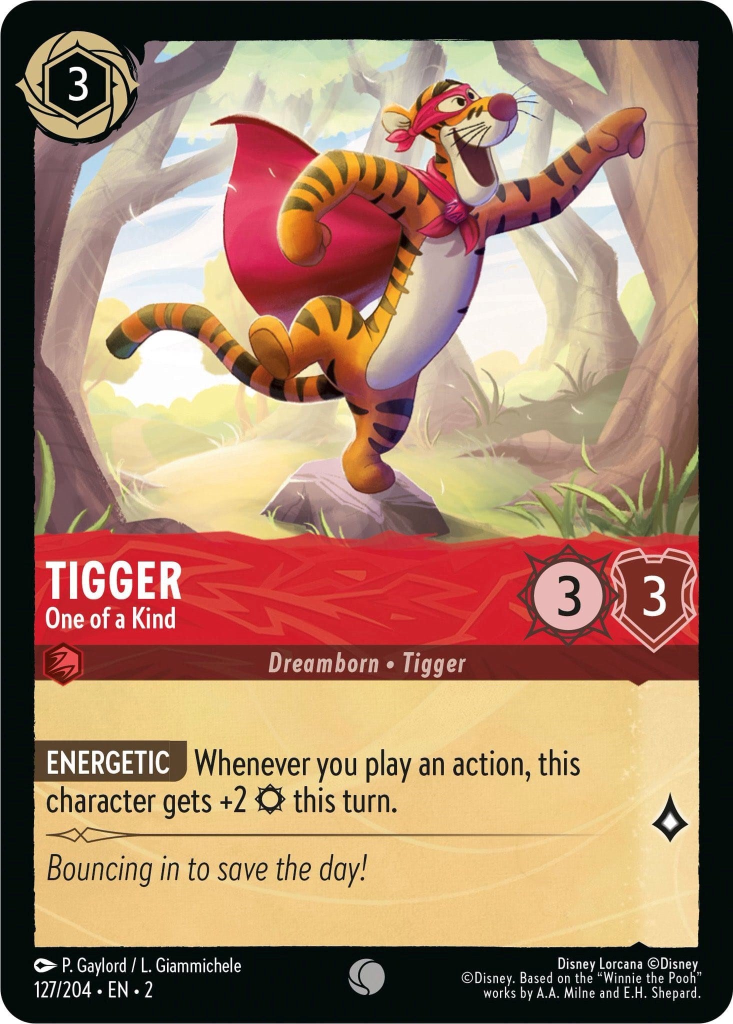 Tigger - One of a Kind (127/204) [Rise of the Floodborn] | Game Master's Emporium (The New GME)
