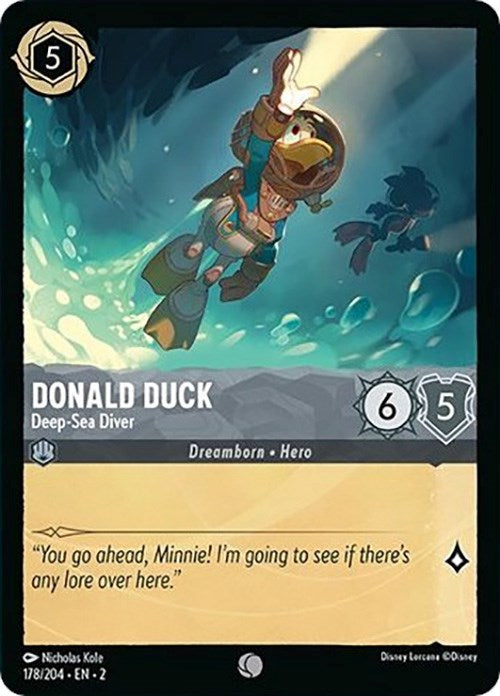 Donald Duck - Deep-Sea Diver (178/204) [Rise of the Floodborn] | Game Master's Emporium (The New GME)