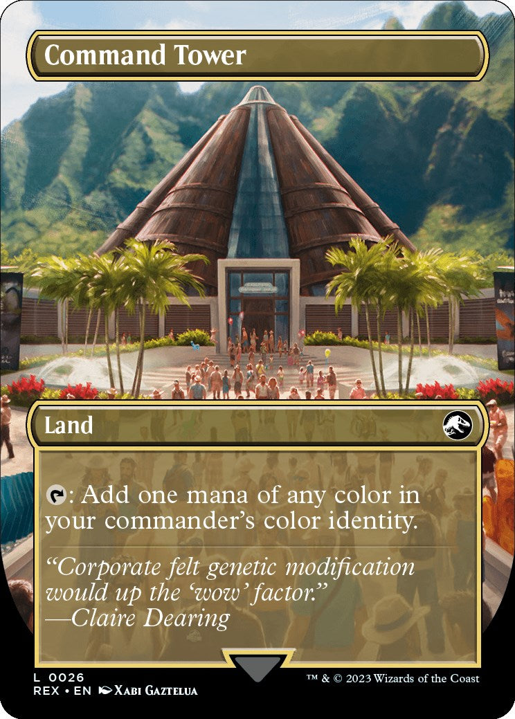 Command Tower // Command Tower (Borderless) [Jurassic World Collection] | Game Master's Emporium (The New GME)