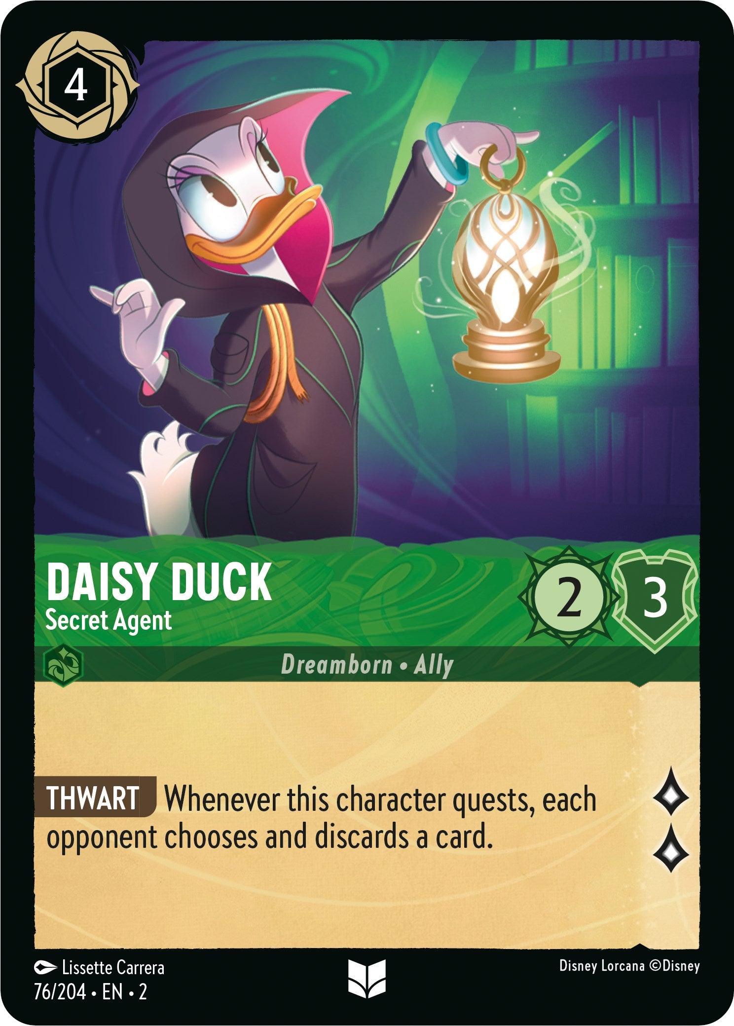 Daisy Duck - Secret Agent (76/204) [Rise of the Floodborn] | Game Master's Emporium (The New GME)
