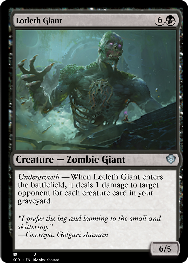Lotleth Giant [Starter Commander Decks] | Game Master's Emporium (The New GME)