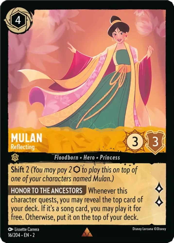 Mulan - Reflecting (16/204) [Rise of the Floodborn] | Game Master's Emporium (The New GME)