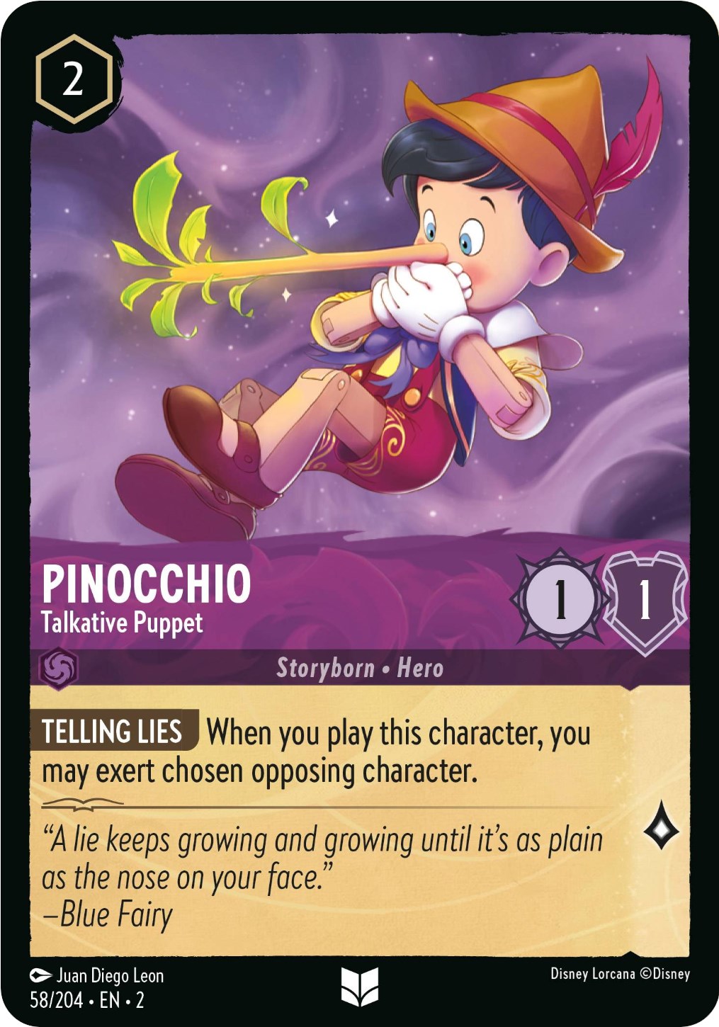 Pinocchio - Talkative Puppet (58/204) [Rise of the Floodborn] | Game Master's Emporium (The New GME)