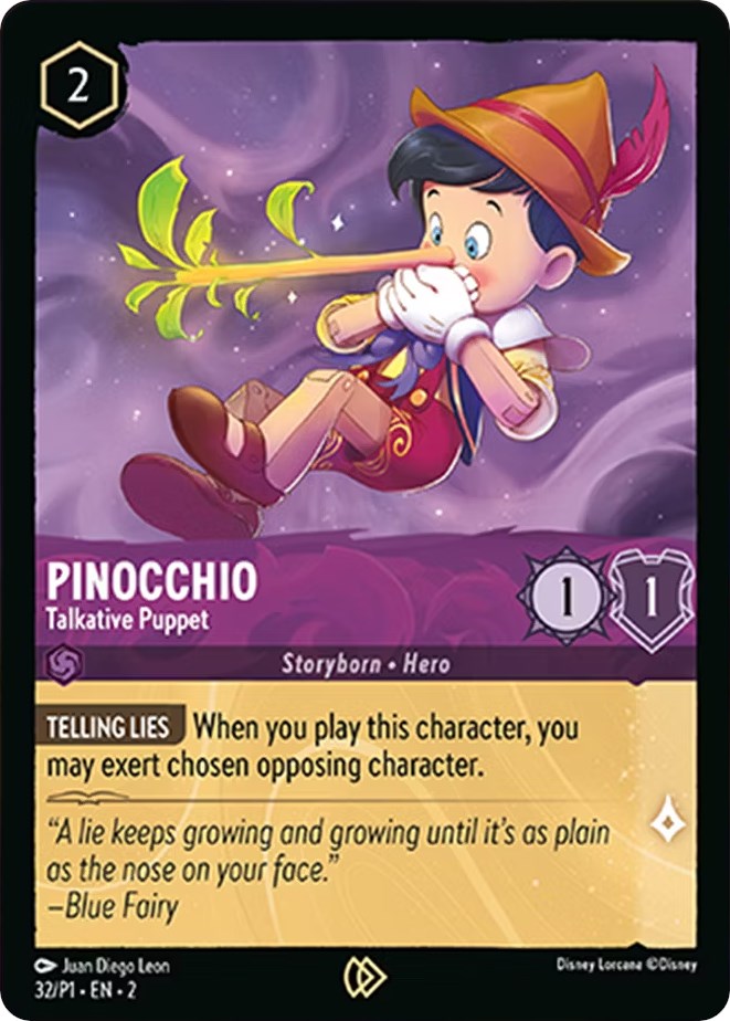 Pinocchio - Talkative Puppet (32) [Promo Cards] | Game Master's Emporium (The New GME)