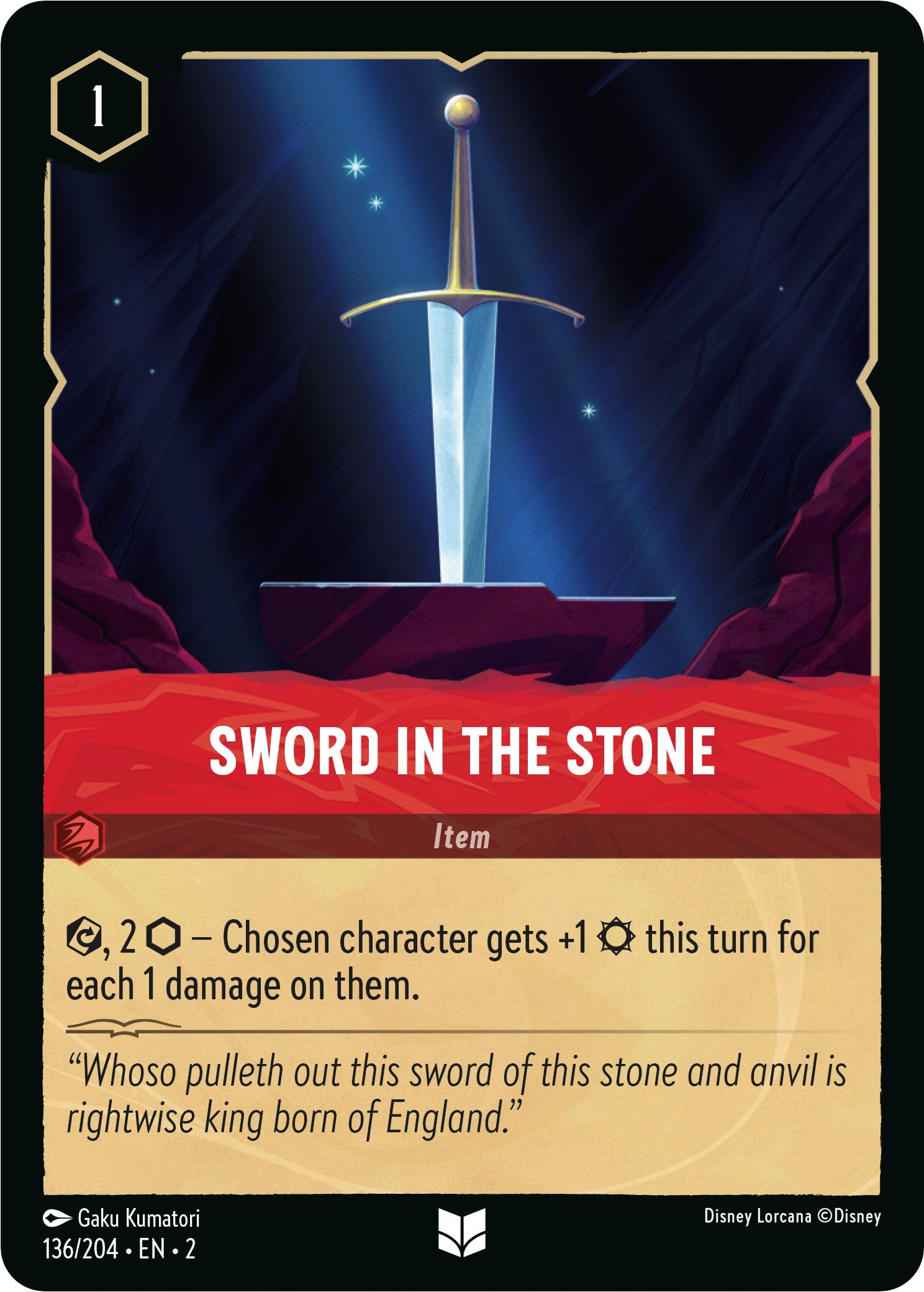 Sword in the Stone (136/204) [Rise of the Floodborn] | Game Master's Emporium (The New GME)