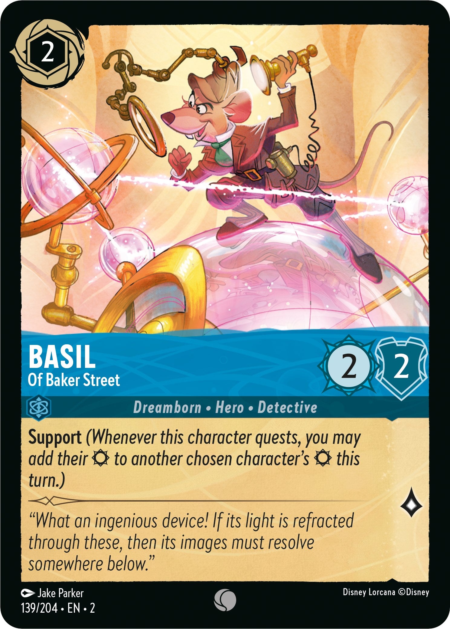 Basil - Of Baker Street (139/204) [Rise of the Floodborn] | Game Master's Emporium (The New GME)