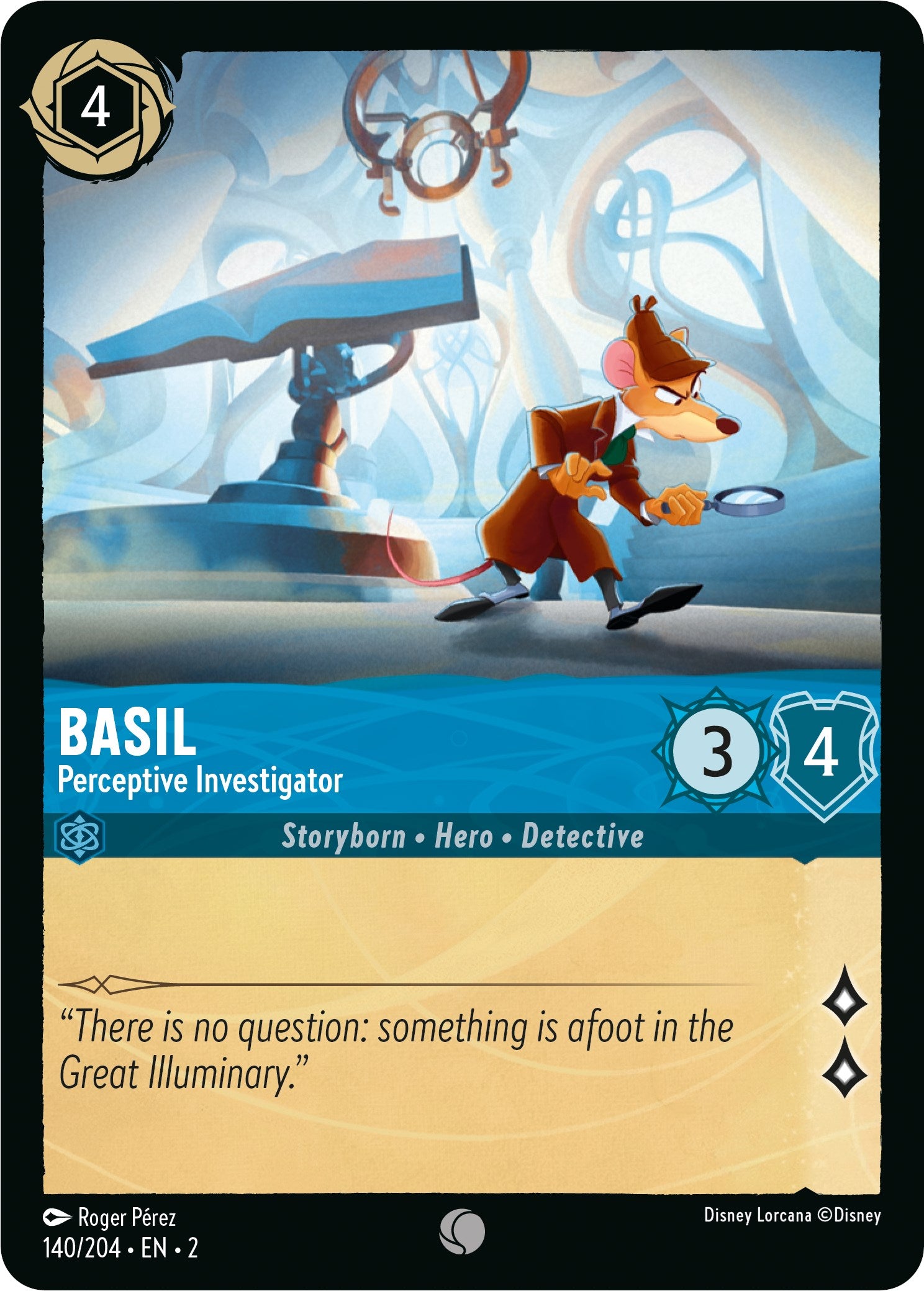 Basil - Perceptive Investigator (140/204) [Rise of the Floodborn] | Game Master's Emporium (The New GME)