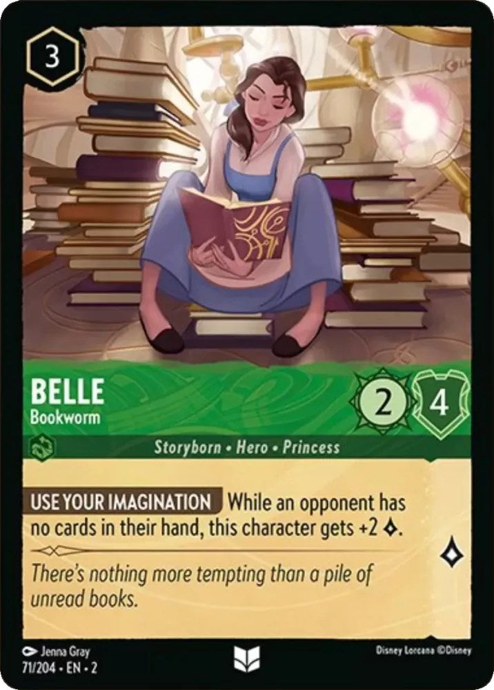 Belle - Bookworm (71/204) [Rise of the Floodborn] | Game Master's Emporium (The New GME)