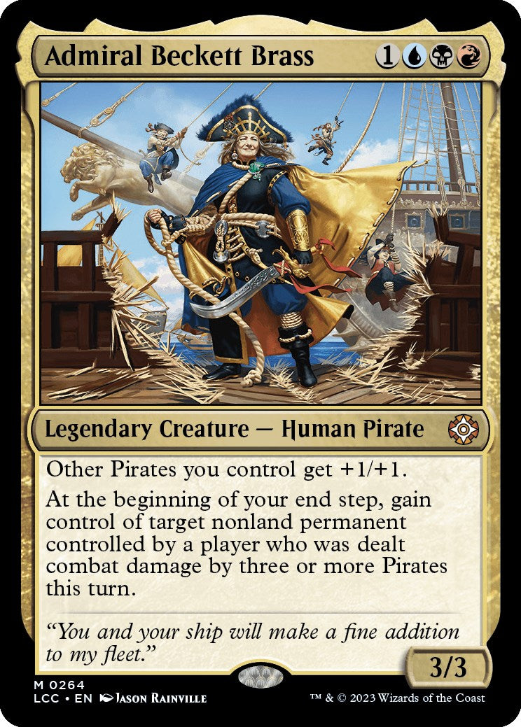 Admiral Beckett Brass [The Lost Caverns of Ixalan Commander] | Game Master's Emporium (The New GME)