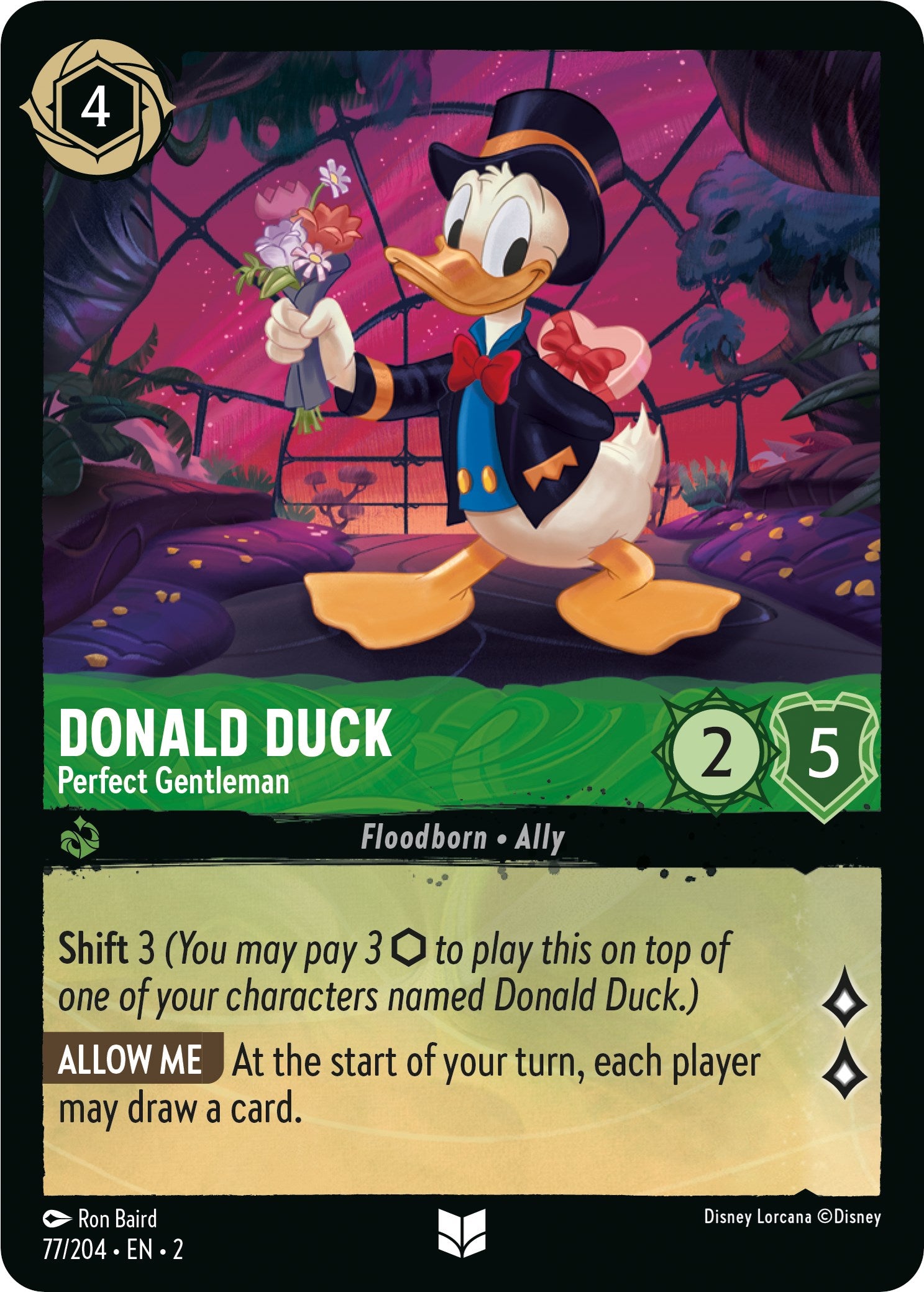 Donald Duck - Perfect Gentleman (77/204) [Rise of the Floodborn] | Game Master's Emporium (The New GME)
