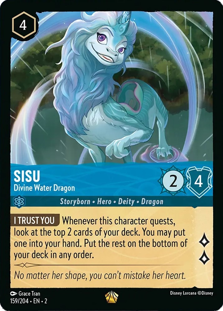 Sisu - Divine Water Dragon (159/204) [Rise of the Floodborn] | Game Master's Emporium (The New GME)