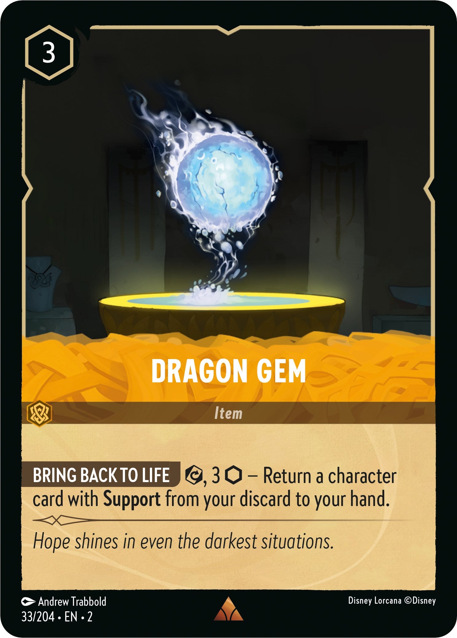 Dragon Gem (33/204) [Rise of the Floodborn] | Game Master's Emporium (The New GME)