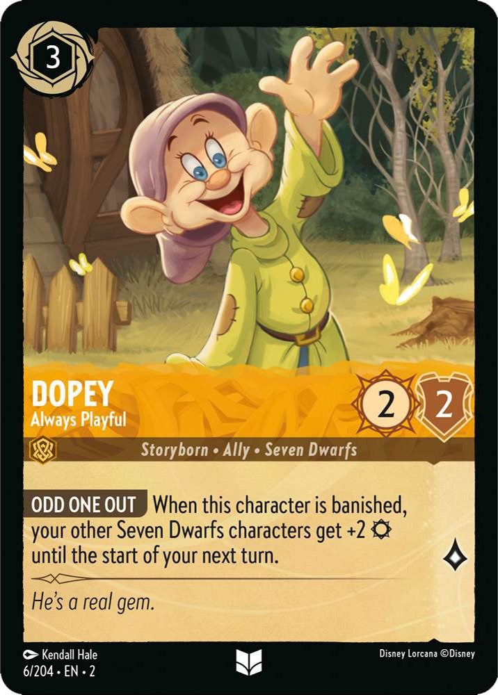 Dopey - Always Playful (6/204) [Rise of the Floodborn] | Game Master's Emporium (The New GME)