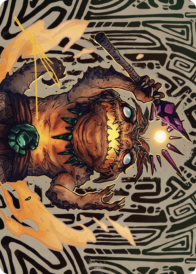 Zoyowa Lava-Tongue Art Card (Gold-Stamped Signature) [The Lost Caverns of Ixalan Art Series] | Game Master's Emporium (The New GME)