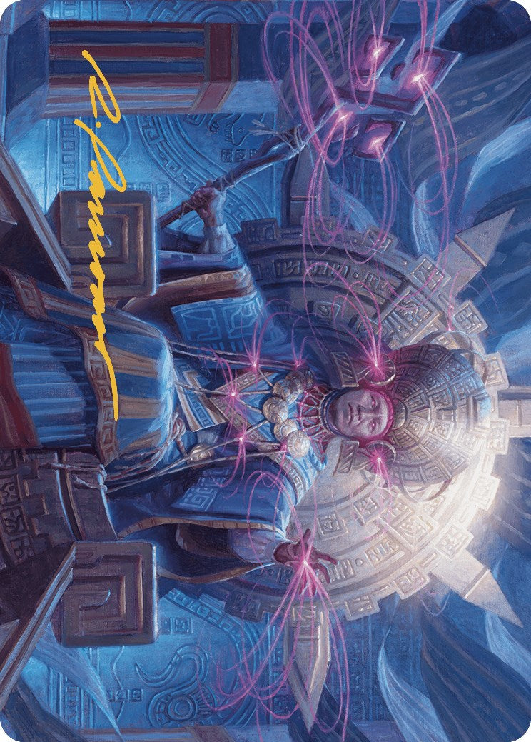Akal Pakal, First Among Equals Art Card (8/81) (Gold-Stamped Signature) [The Lost Caverns of Ixalan Art Series] | Game Master's Emporium (The New GME)