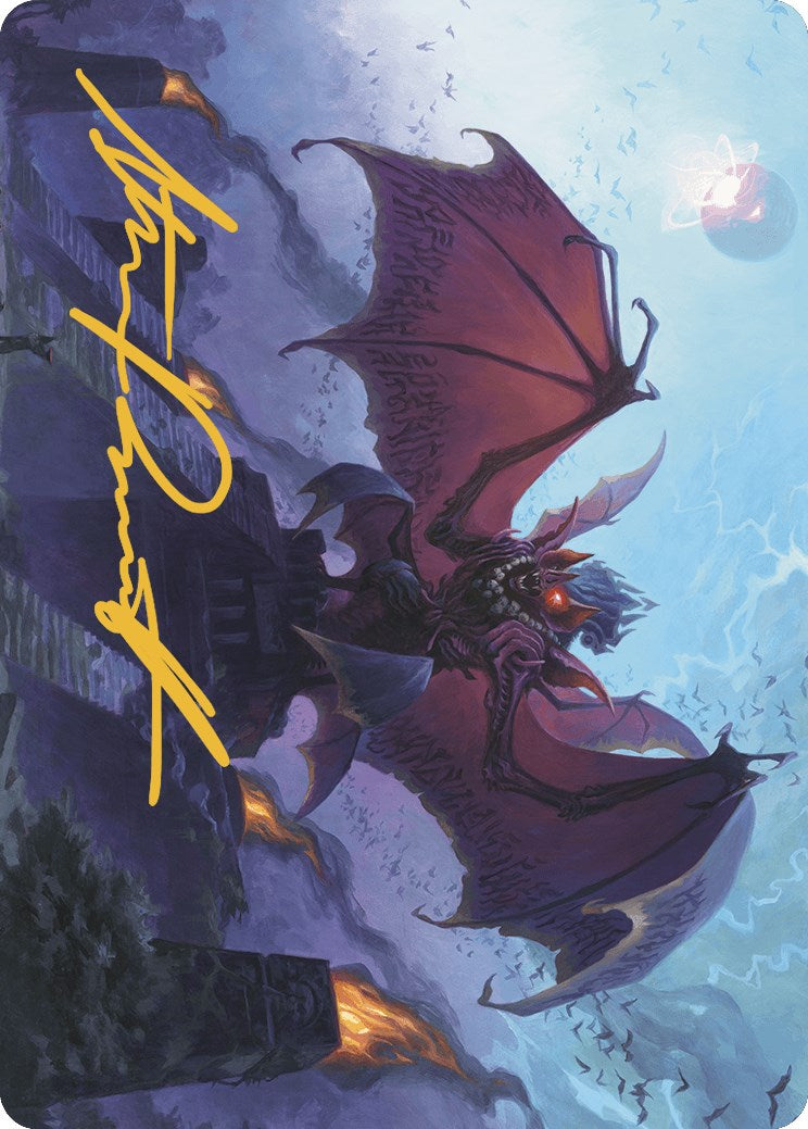 Aclazotz, Deepest Betrayal Art Card (Gold-Stamped Signature) [The Lost Caverns of Ixalan Art Series] | Game Master's Emporium (The New GME)
