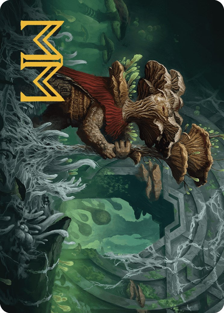 Tendril of the Mycotyrant Art Card (Gold-Stamped Signature) [The Lost Caverns of Ixalan Art Series] | Game Master's Emporium (The New GME)