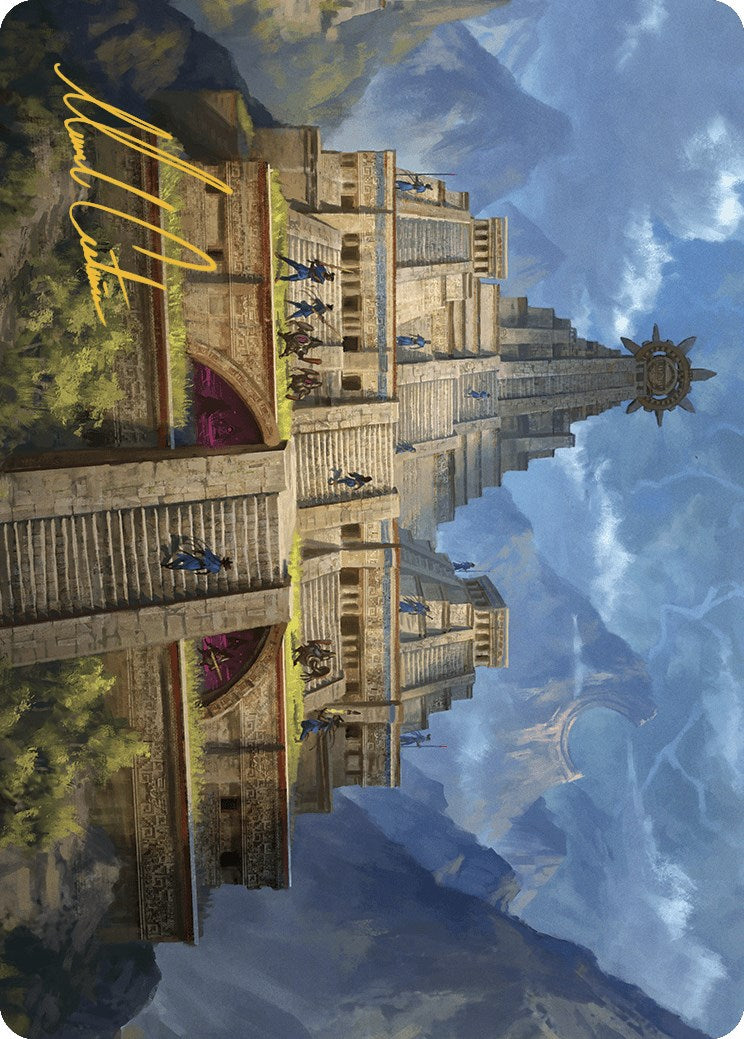Barracks of the Thousand Art Card (Gold-Stamped Signature) [The Lost Caverns of Ixalan Art Series] | Game Master's Emporium (The New GME)