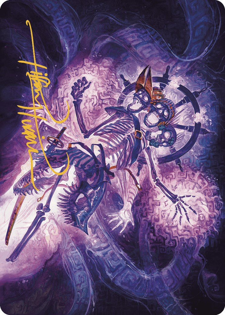 The Grim Captain Art Card (Gold-Stamped Signature) [The Lost Caverns of Ixalan Art Series] | Game Master's Emporium (The New GME)