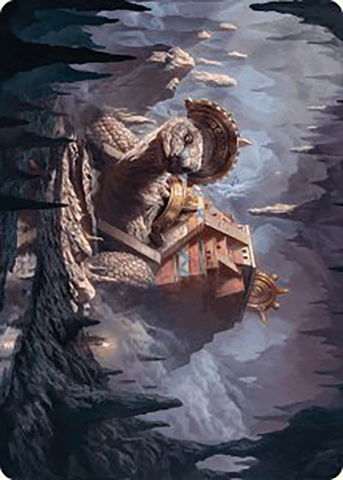Bedrock Tortoise Art Card [The Lost Caverns of Ixalan Art Series] | Game Master's Emporium (The New GME)