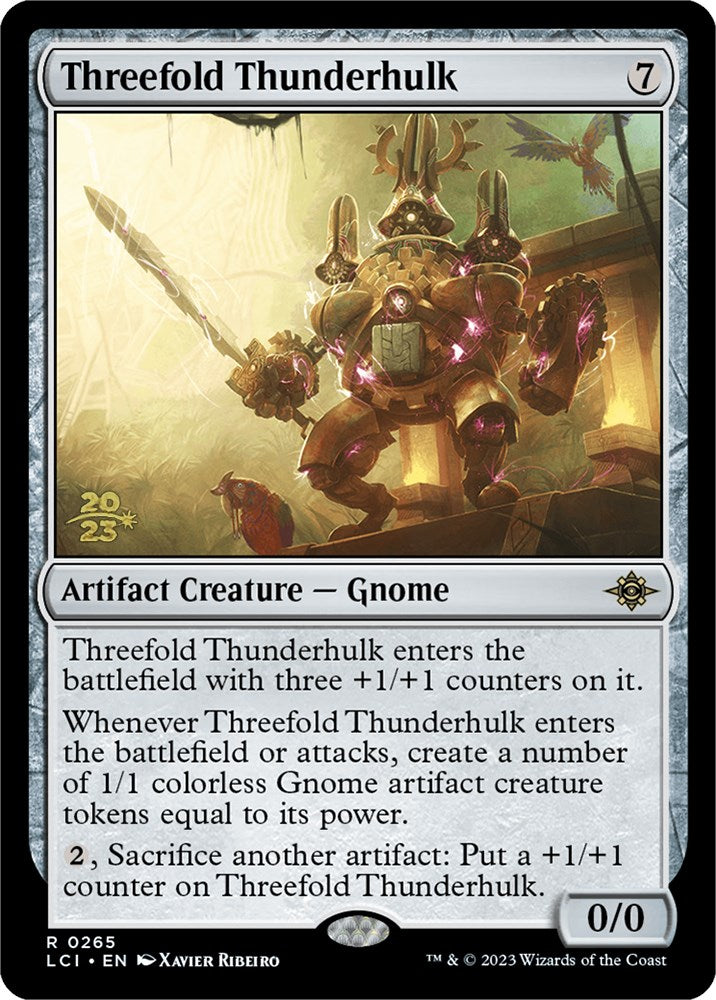 Threefold Thunderhulk [The Lost Caverns of Ixalan Prerelease Cards] | Game Master's Emporium (The New GME)