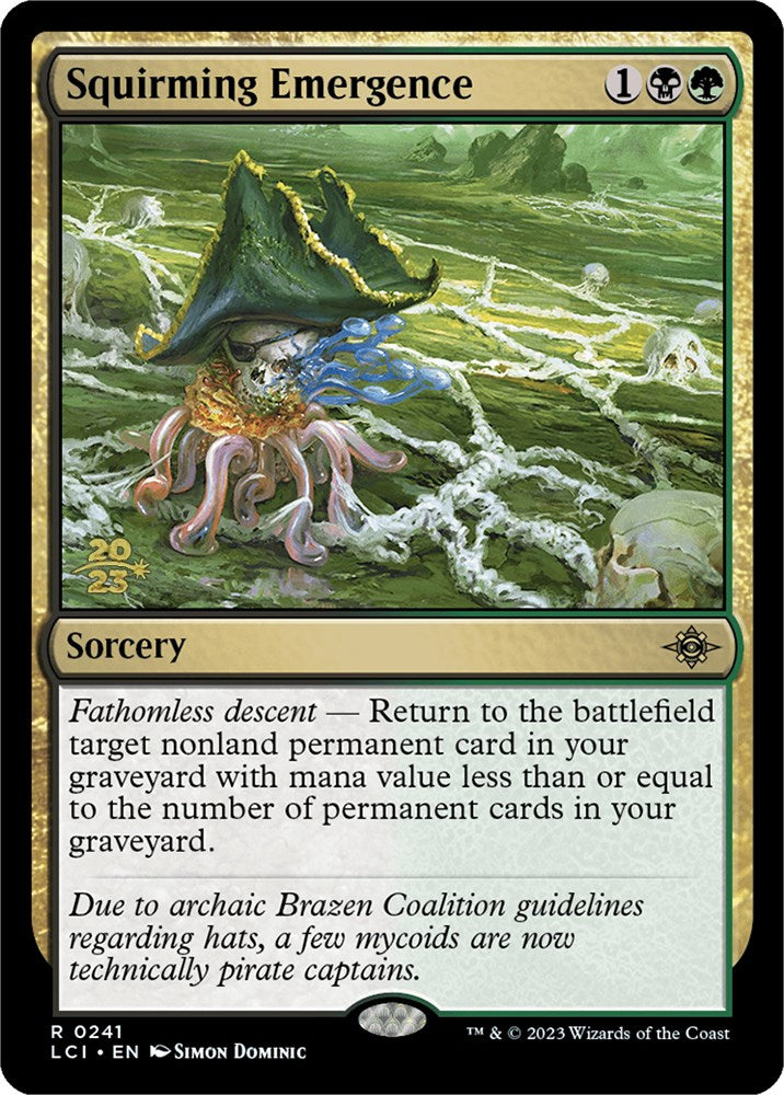 Squirming Emergence [The Lost Caverns of Ixalan Prerelease Cards] | Game Master's Emporium (The New GME)