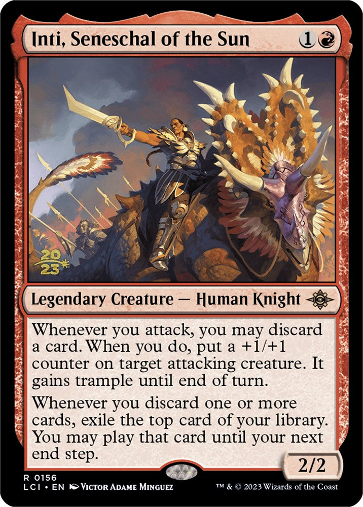 Inti, Seneschal of the Sun [The Lost Caverns of Ixalan Prerelease Cards] | Game Master's Emporium (The New GME)