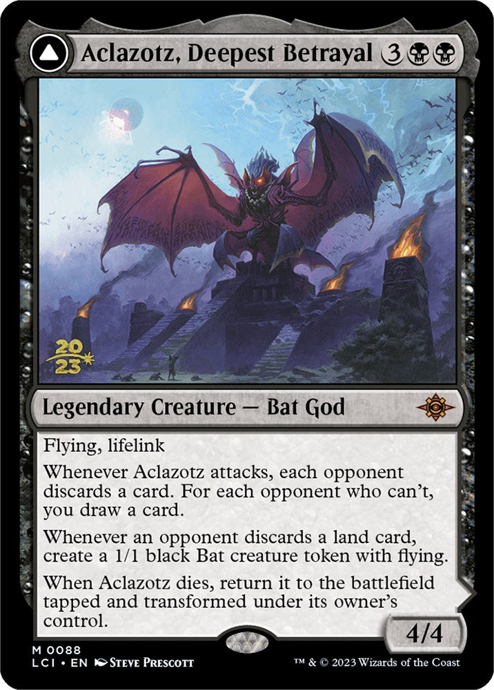 Aclazotz, Deepest Betrayal // Temple of the Dead [The Lost Caverns of Ixalan Prerelease Cards] | Game Master's Emporium (The New GME)