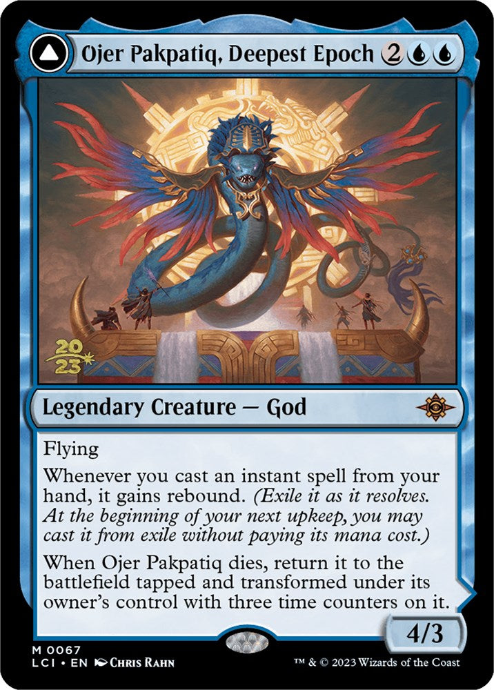 Ojer Pakpatiq, Deepest Epoch // Temple of Cyclical Time [The Lost Caverns of Ixalan Prerelease Cards] | Game Master's Emporium (The New GME)