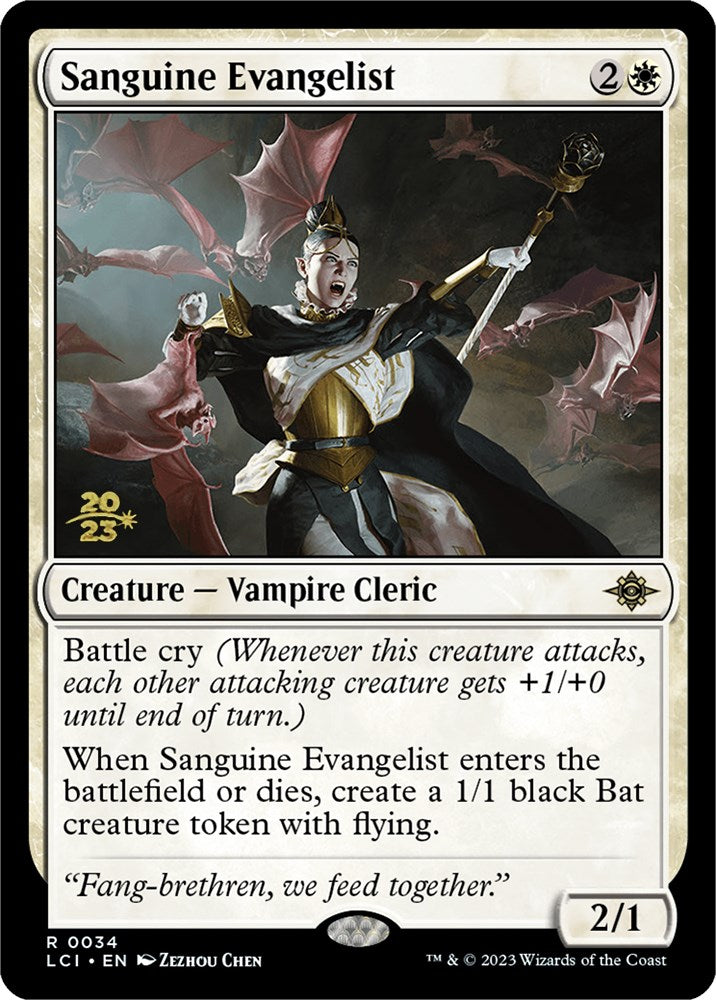 Sanguine Evangelist [The Lost Caverns of Ixalan Prerelease Cards] | Game Master's Emporium (The New GME)