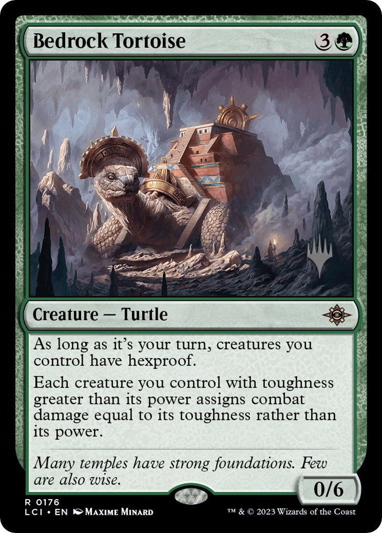 Bedrock Tortoise (Promo Pack) [The Lost Caverns of Ixalan Promos] | Game Master's Emporium (The New GME)