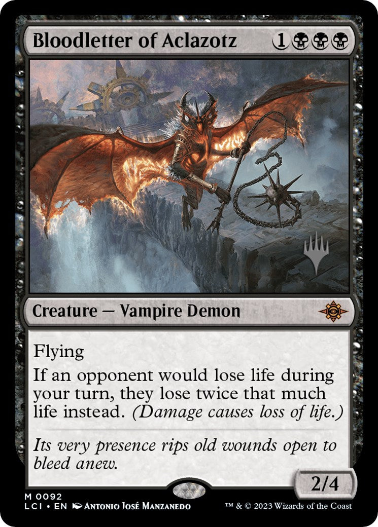 Bloodletter of Aclazotz (Promo Pack) [The Lost Caverns of Ixalan Promos] | Game Master's Emporium (The New GME)