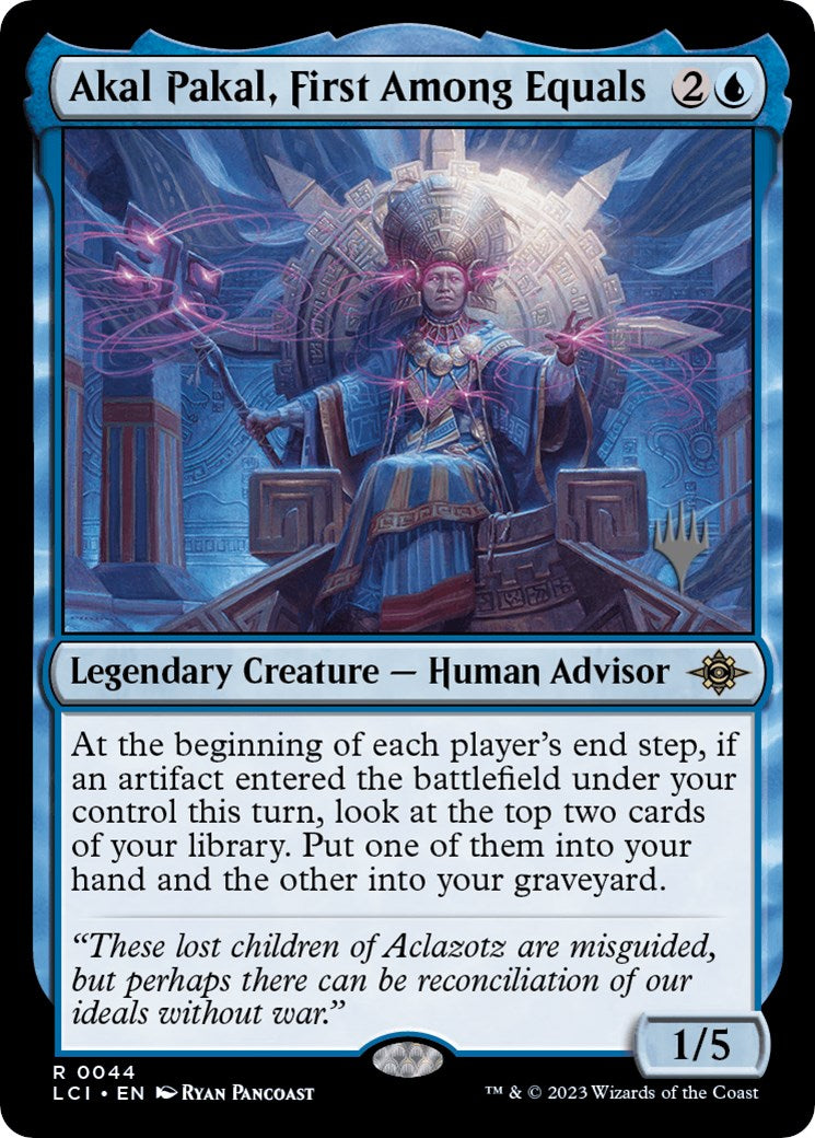 Akal Pakal, First Among Equals (Promo Pack) [The Lost Caverns of Ixalan Promos] | Game Master's Emporium (The New GME)
