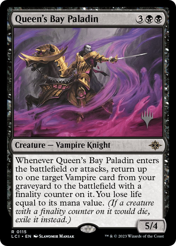 Queen's Bay Paladin (Promo Pack) [The Lost Caverns of Ixalan Promos] | Game Master's Emporium (The New GME)