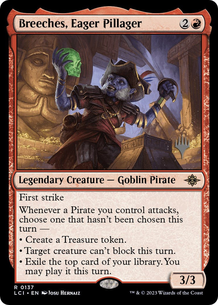 Breeches, Eager Pillager (Promo Pack) [The Lost Caverns of Ixalan Promos] | Game Master's Emporium (The New GME)