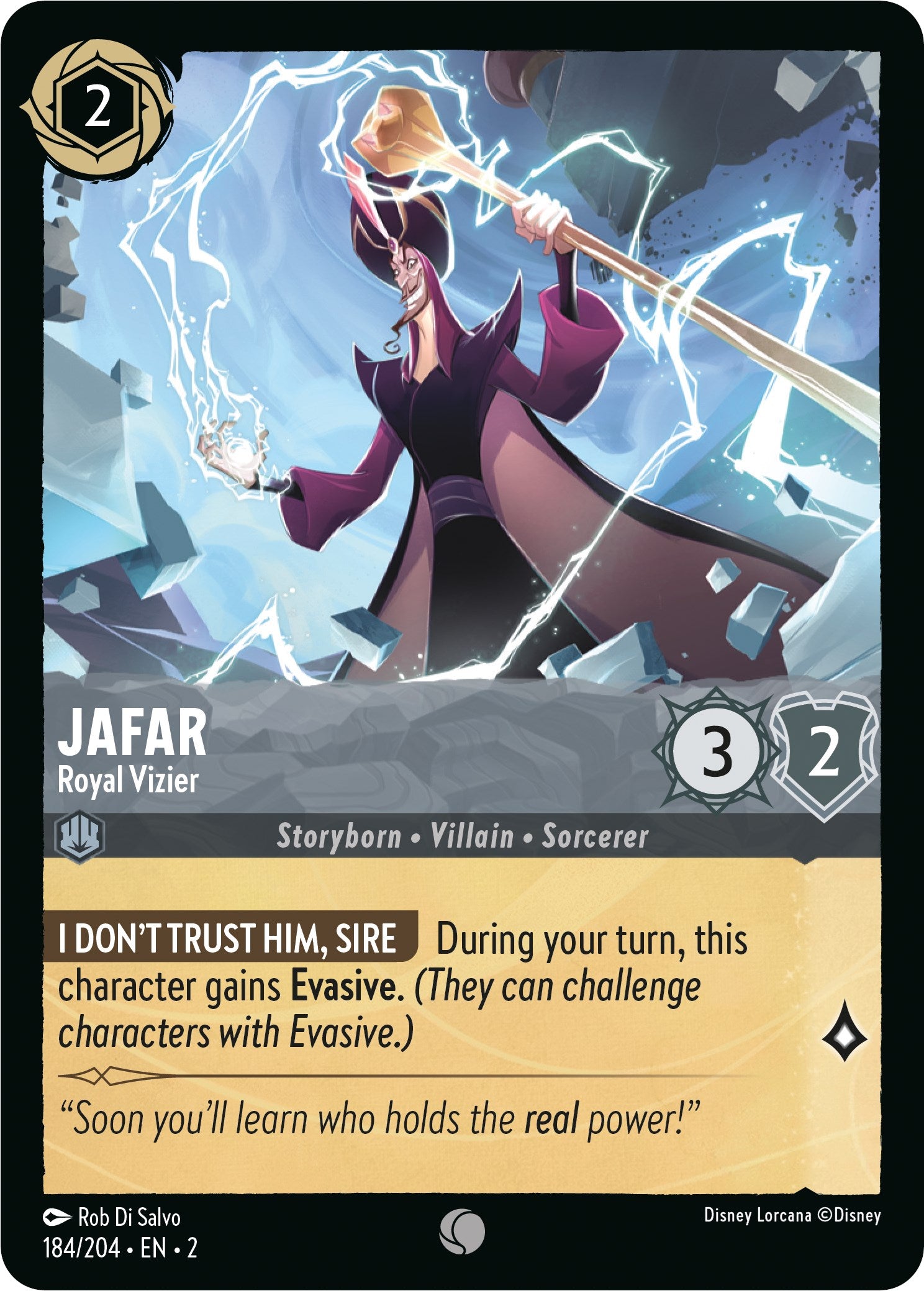 Jafar - Royal Vizier (184/204) [Rise of the Floodborn] | Game Master's Emporium (The New GME)